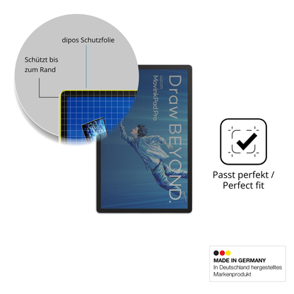 Schutz gegen Kratzer auf dem Wacom MovinkPad Pro 14 Glas durch Schlüssel oder Ähnliches