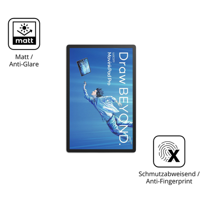 9H Hartbeschichtete, flexible Folie passend zugeschnitten für Wacom MovinkPad Pro 14