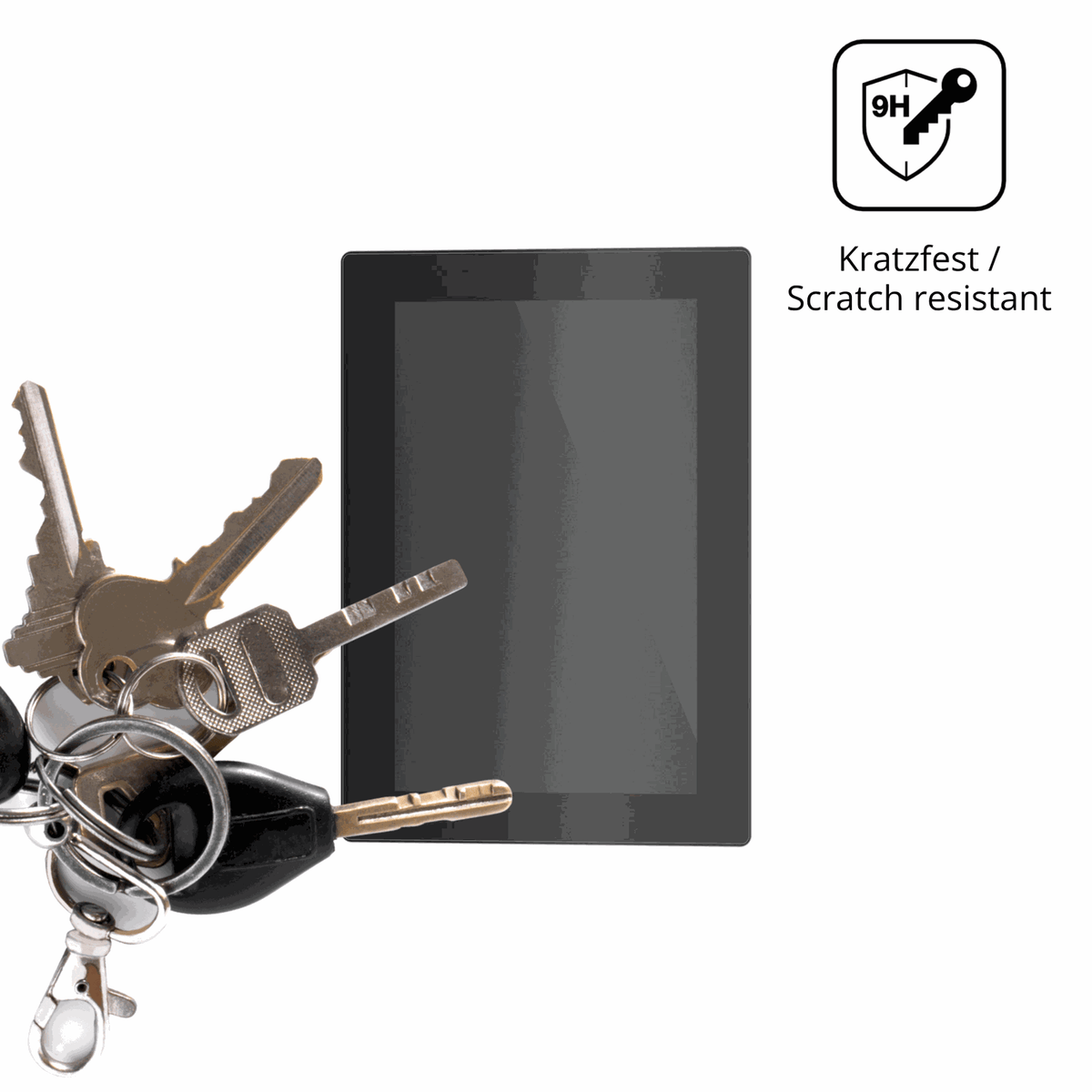 dipos Displayschutz f�r WAGO Web Panel 400, transparente Oberfl�che, perfekte Passform auch f�r die Rundungen