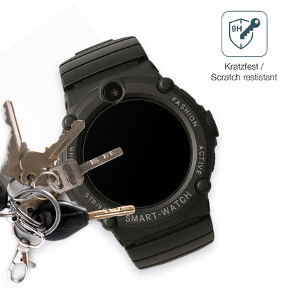 dipos Displayschutz für Watchmark GPS Watch Kids, mattierte Oberfläche, robuste Festigkeit und perfekte Passform