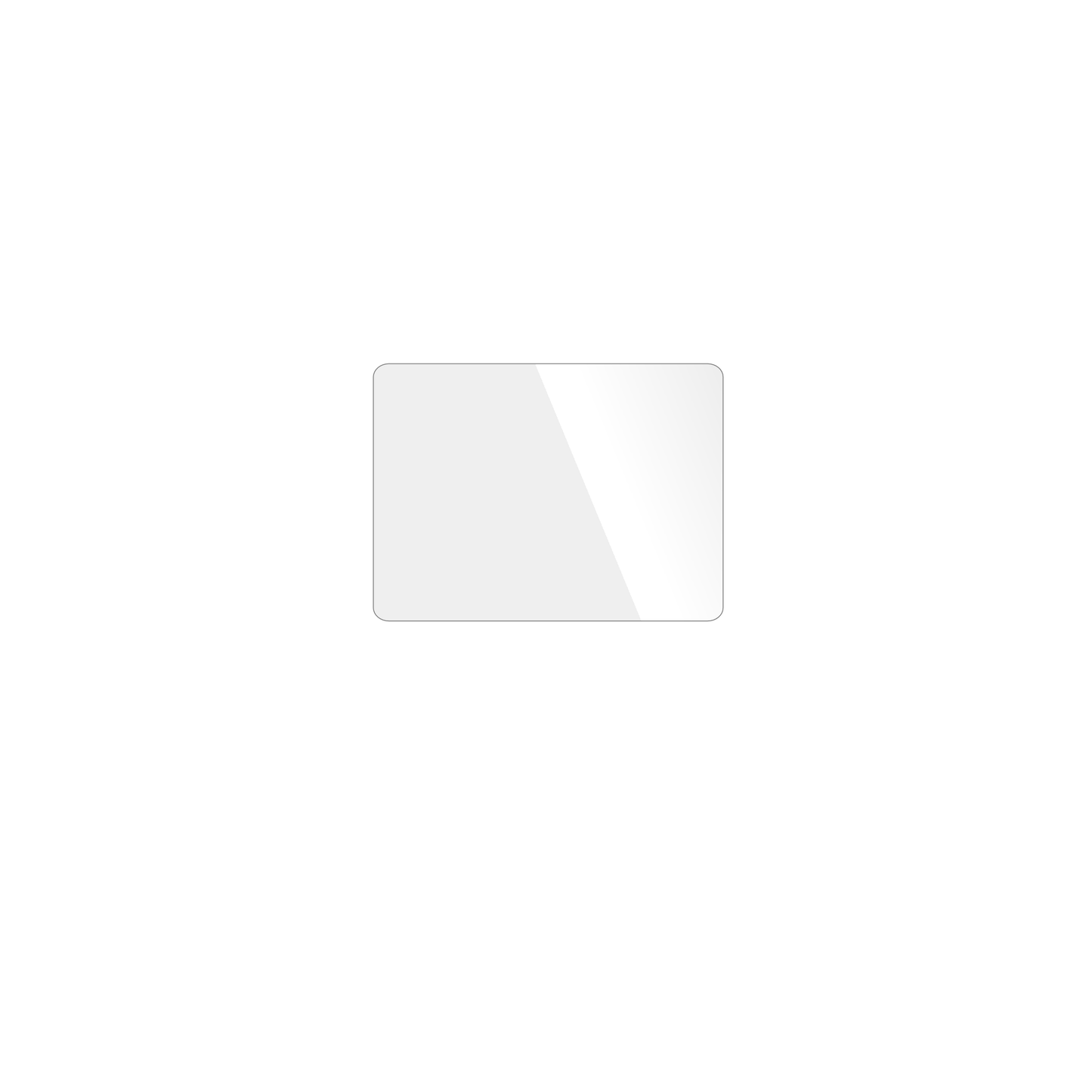 dipos Displayschutz für WaterRower Series 4 Monitor, transparente Oberfläche, geringe Dicke und perfekte Passform