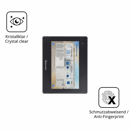 Flexible TPU-Folie passend zugeschnitten für Weintek cMT2108 10.1 Zoll, vollständige Abdeckung