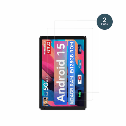 2x Screen Protector for Whitedeer WHEC107BK 10.1 Zoll Flexible Glass 9H dipos