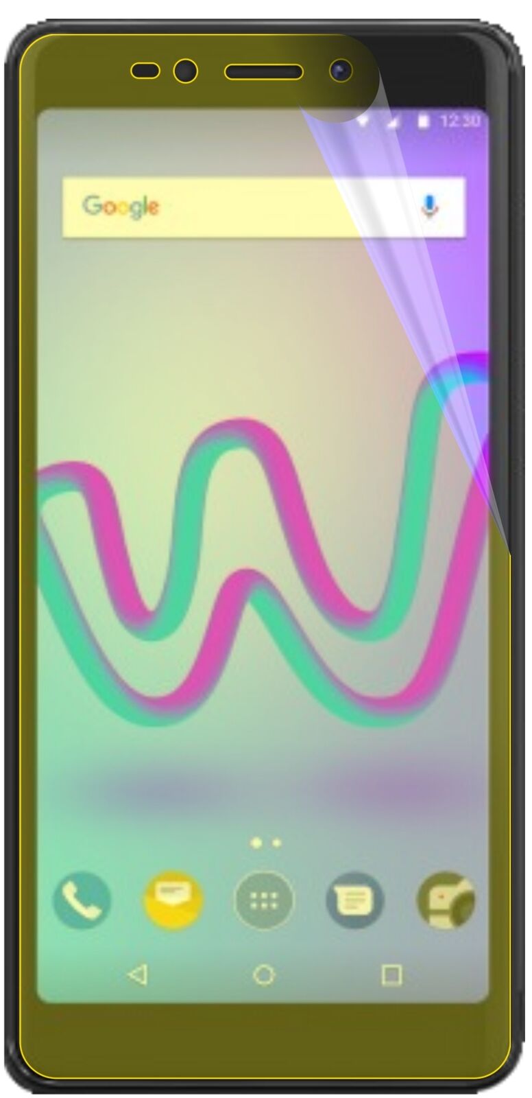 dipos Displayschutz für Wiko Jerry 3, transparente Oberfläche, geringe Dicke und perfekte Passform