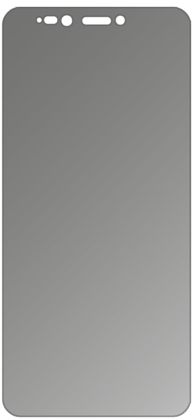 dipos Displayschutz für Wiko Upulse, mattierte Oberfläche, Blickschutzfilter und perfekter Passform