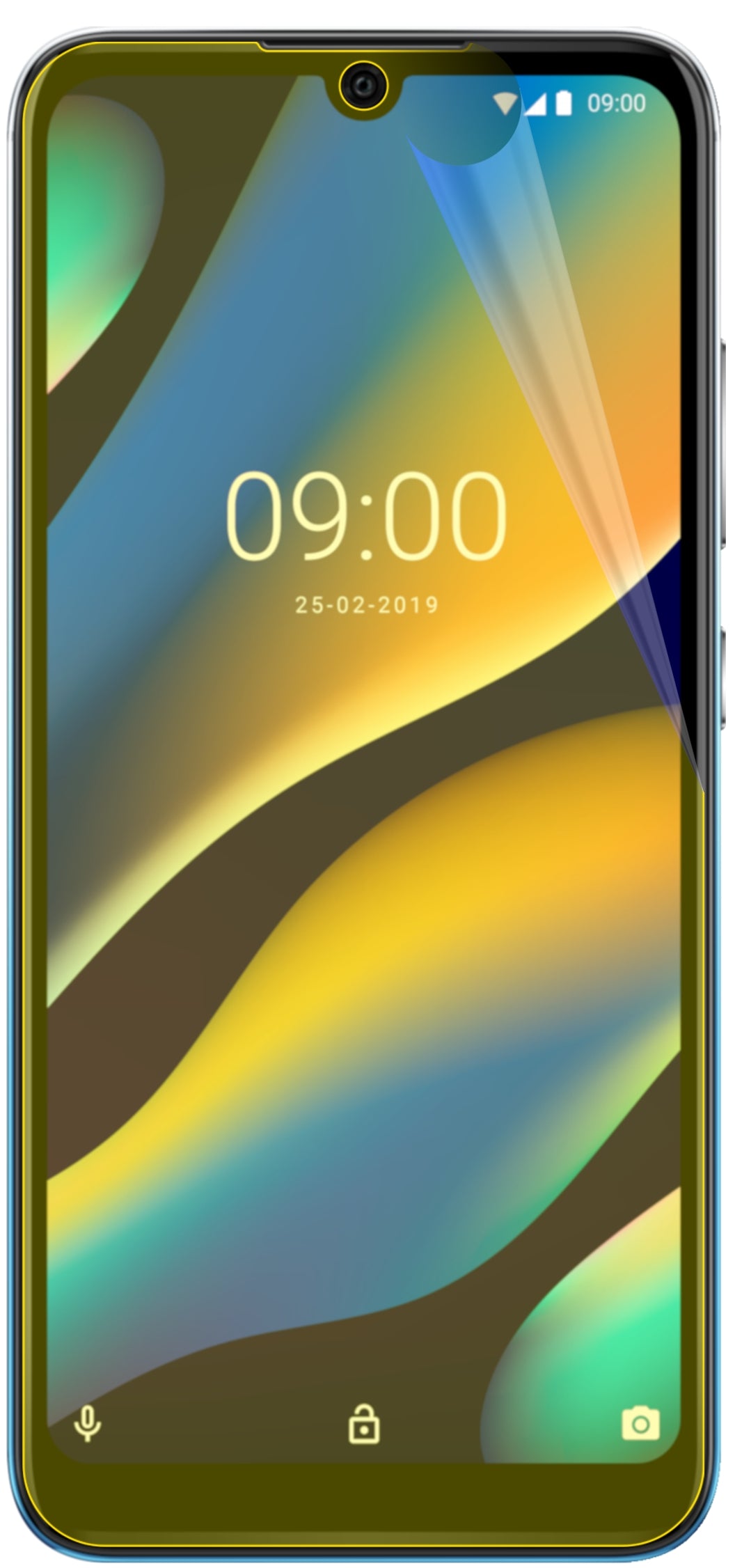 dipos Displayschutz für Wiko View 3 Lite, transparente Oberfläche, geringe Dicke und perfekte Passform