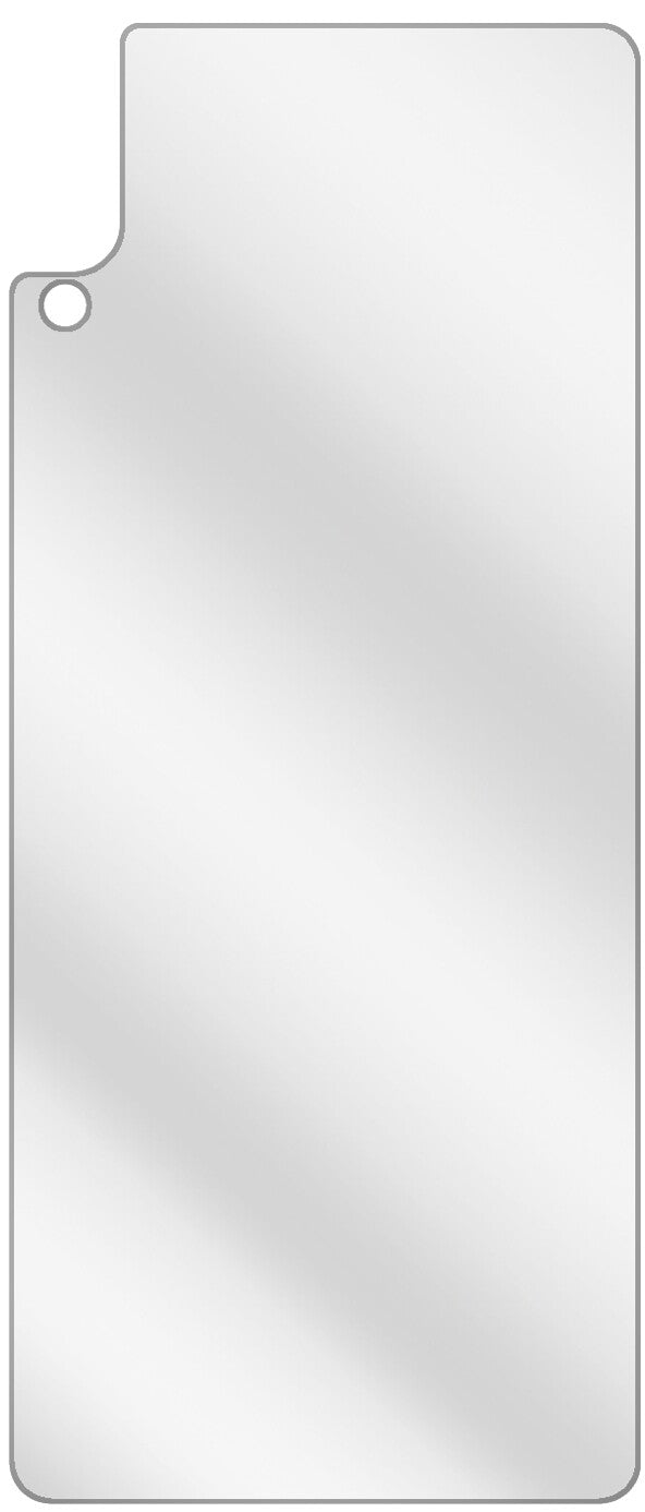 dipos Displayschutz für Wiko View 3 Lite Rückseite, transparente Oberfläche, geringe Dicke und perfekte Passform