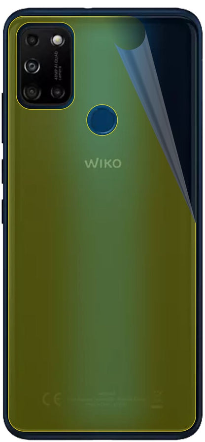 dipos Displayschutz für Wiko View5 Plus Rückseite, transparente Oberfläche, geringe Dicke und perfekte Passform