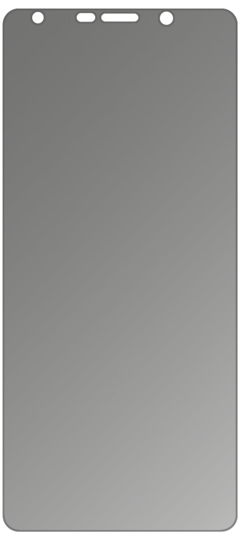 dipos Displayschutz für Wiko Y61, mattierte Oberfläche, Blickschutzfilter und perfekter Passform