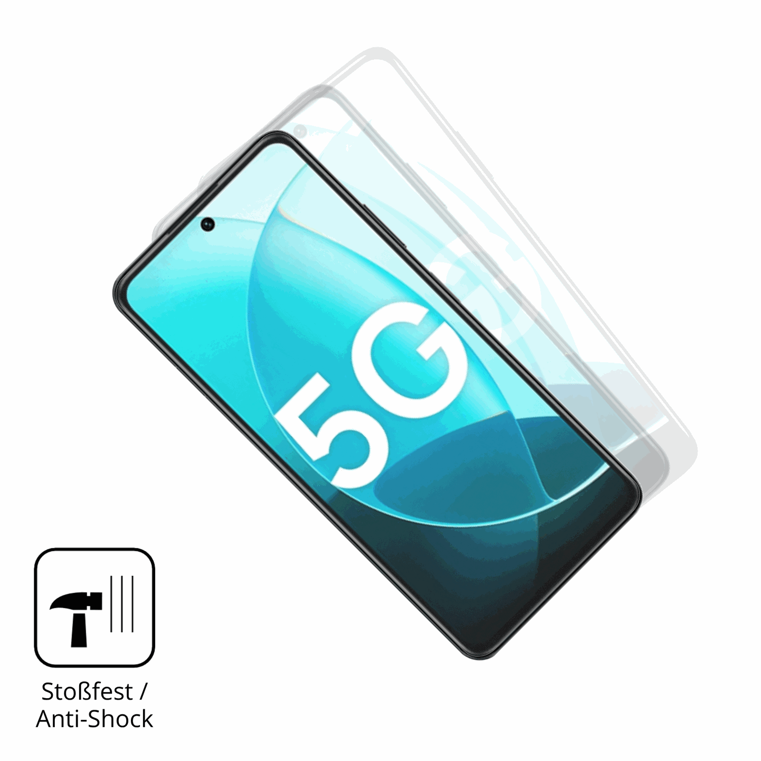 Schutz gegen Kratzer auf dem Wiko Hi Enjoy 80 Plus Glas durch Schlüssel, Stöße gegen die Tischkante oder Stürze