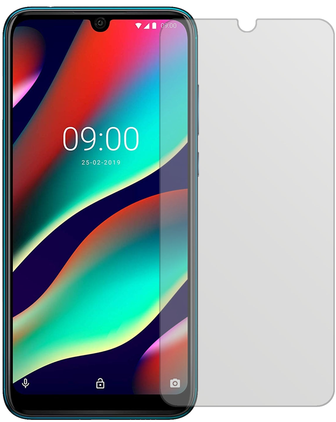 5x Schutzfolie matt für Wiko View 3 Display-Schutzfolie