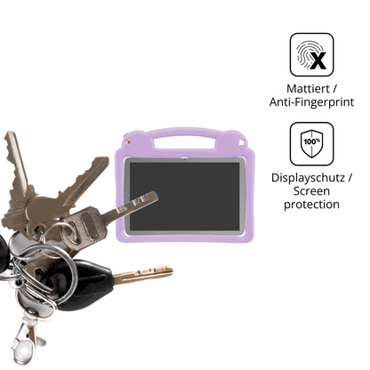 dipos Displayschutz für Wilgoon Kids Tablet 10.1, mattierte Oberfläche, Blickschutzfilter und perfekter Passform