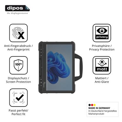 Privatsphäre-Schutz durch Sichtschutz-Folie passend zugeschnitten für winmated140