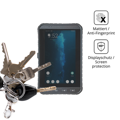 dipos Displayschutz für winmatem700dq8, mattierte Oberfläche, Blickschutzfilter und perfekter Passform