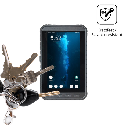 dipos Displayschutz für winmatem700dq8, transparente Oberfläche, perfekte Passform auch für die Rundungen