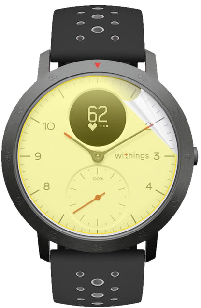 dipos Displayschutz für Withings Steel Hr Sport, transparente Oberfläche, geringe Dicke und perfekte Passform