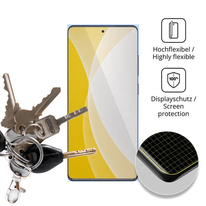 dipos Displayschutz für W&amp;O WO2, transparente Oberfläche, geringe Dicke und perfekte Passform