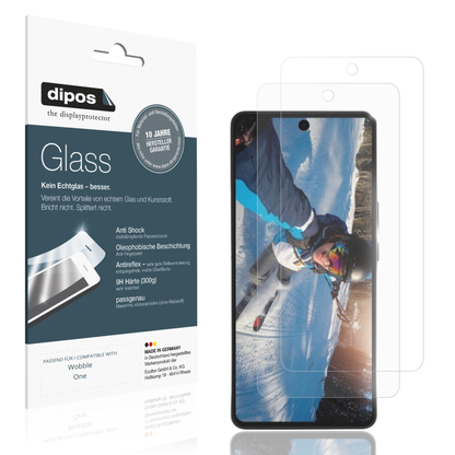 Matte Displayschutzfolie von dipos passend für Wobble One, 9H kratzfest und blasenfrei montiert