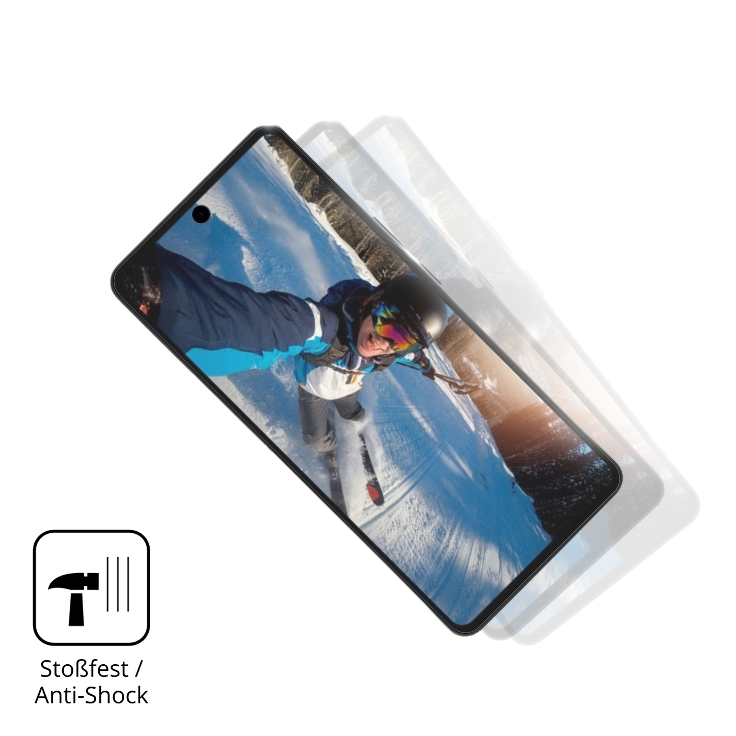 Schutz gegen Kratzer auf dem Wobble One Glas durch Schlüssel, Stöße gegen die Tischkante oder Stürze