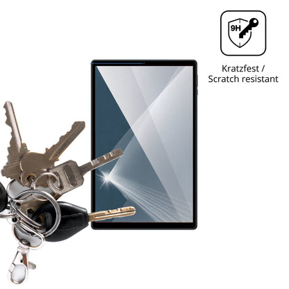 dipos Displayschutz für WOREGOO L30, transparente Oberfläche, perfekte Passform auch für die Rundungen