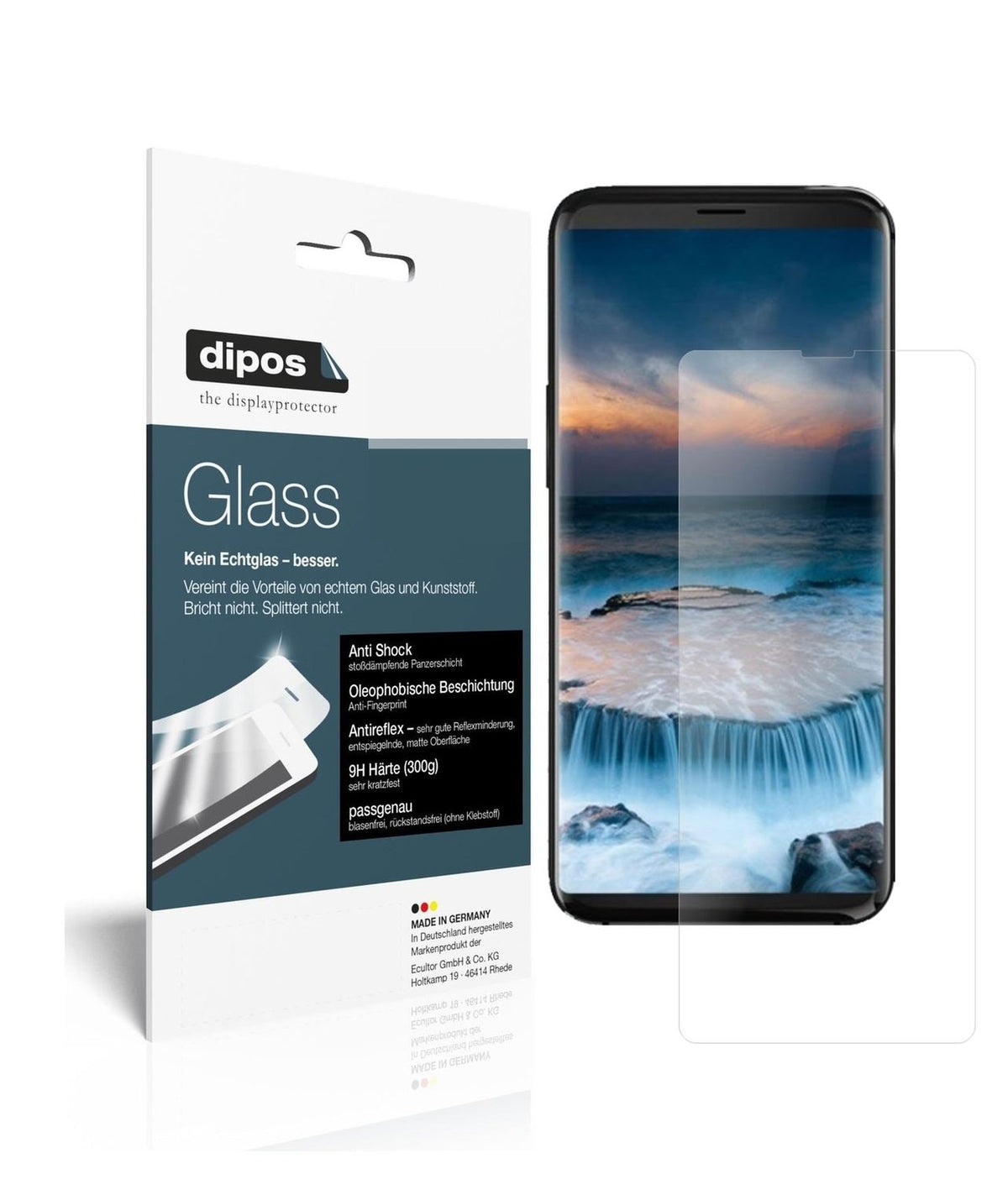 9H Matte Screen Protector for Uhans i8 – Anti-Glare, Shatterproof | dipos