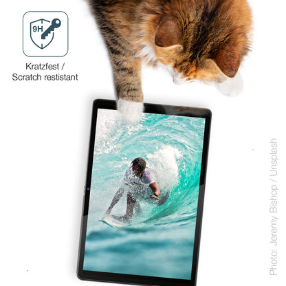 dipos Displayschutz für XGody Q17 11 Zoll, transparente Oberfläche, perfekte Passform auch für die Rundungen