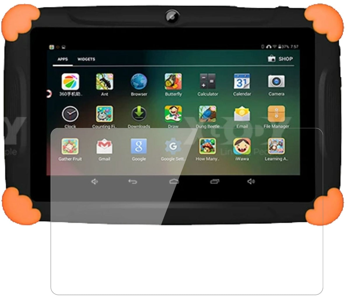 9H Clear Screen Protector for XGODY T703 7 Inch – Shatterproof, Crystal Clear | dipos