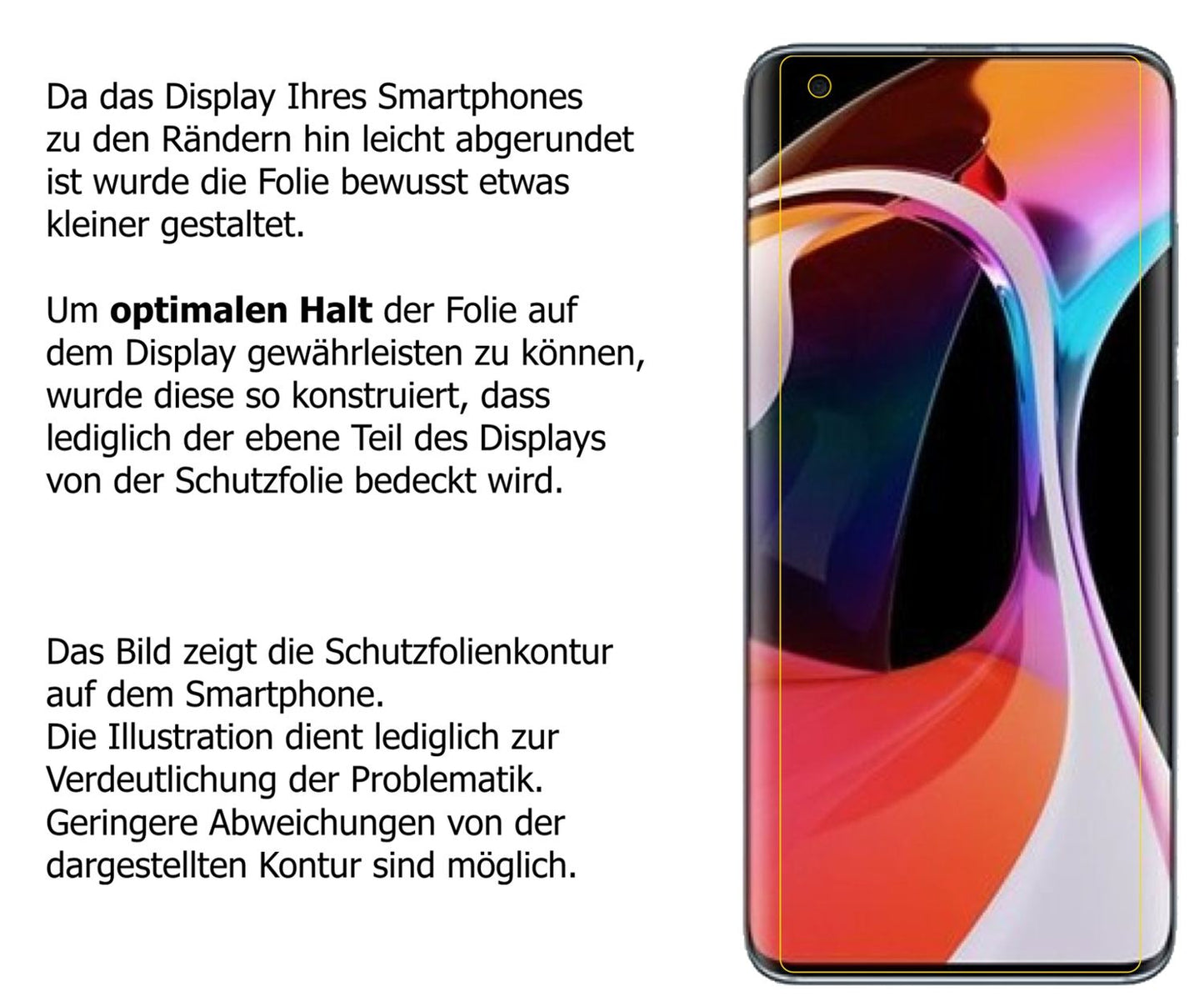 dipos Displayschutz für Xiaomi Mi 10 Pro, mattierte Oberfläche, robuste Festigkeit und perfekte Passform