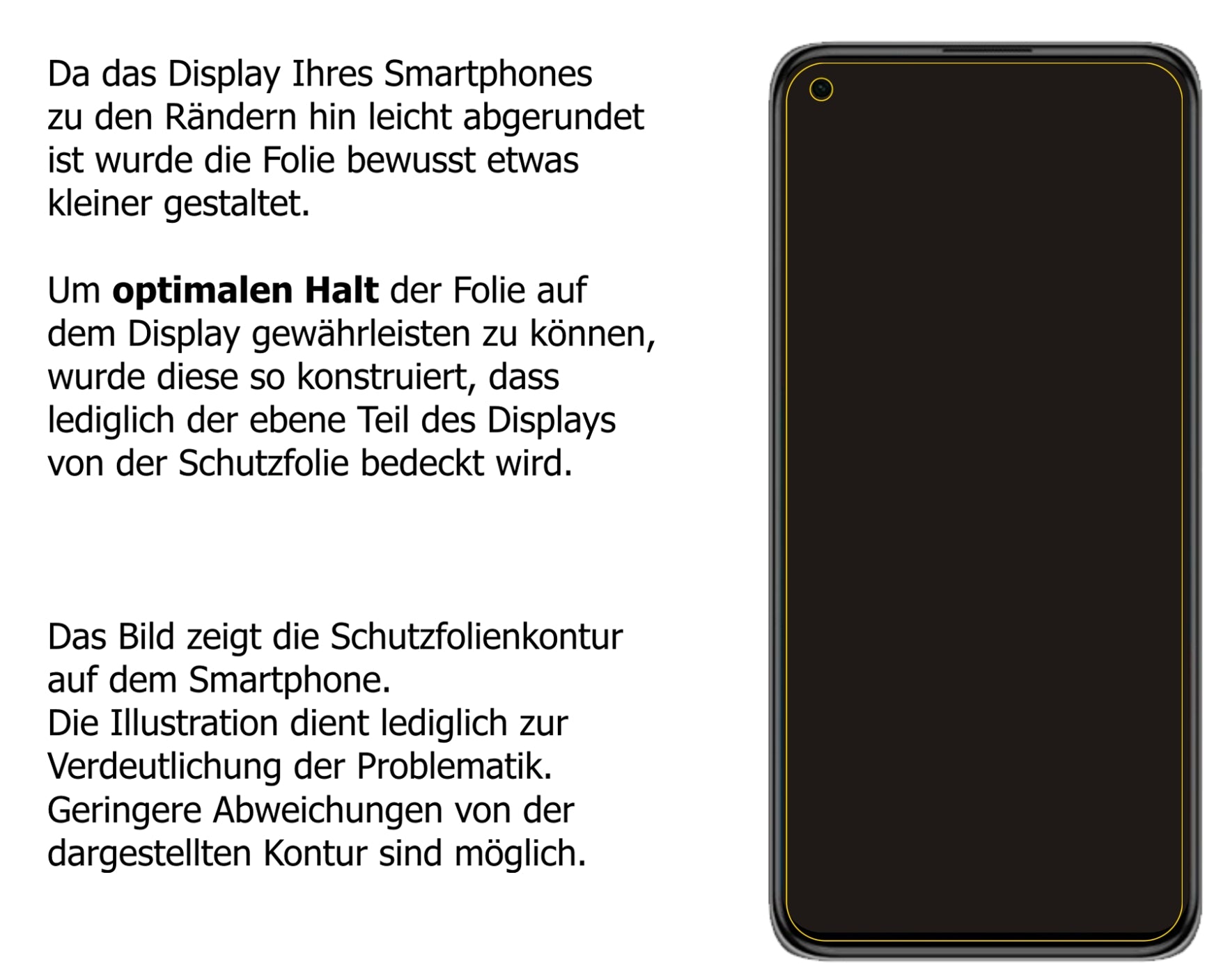 dipos Displayschutz für Xiaomi Mi 11 Lite, transparente Oberfläche, perfekte Passform auch für die Rundungen