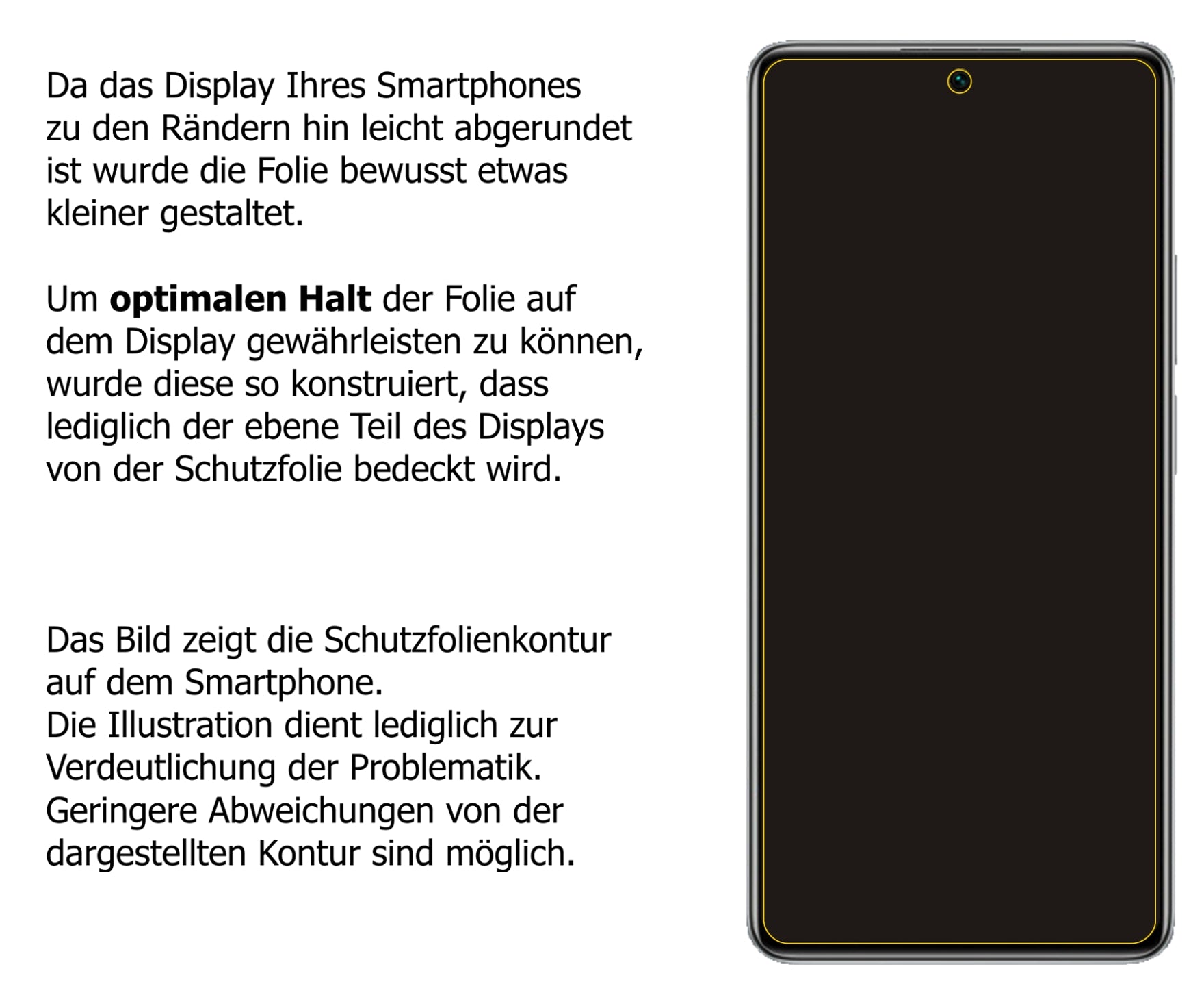 dipos Displayschutz für Xiaomi Mi 11T Pro, transparente Oberfläche, perfekte Passform auch für die Rundungen