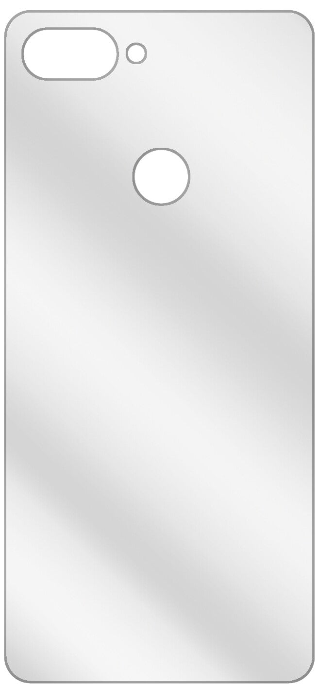 dipos Displayschutz für Xiaomi Mi 8 Lite Rückseite, transparente Oberfläche, geringe Dicke und perfekte Passform