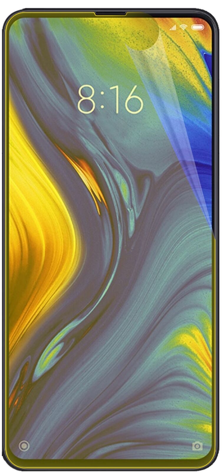 dipos Displayschutz für Xiaomi Mi Mix 3, transparente Oberfläche, geringe Dicke und perfekte Passform