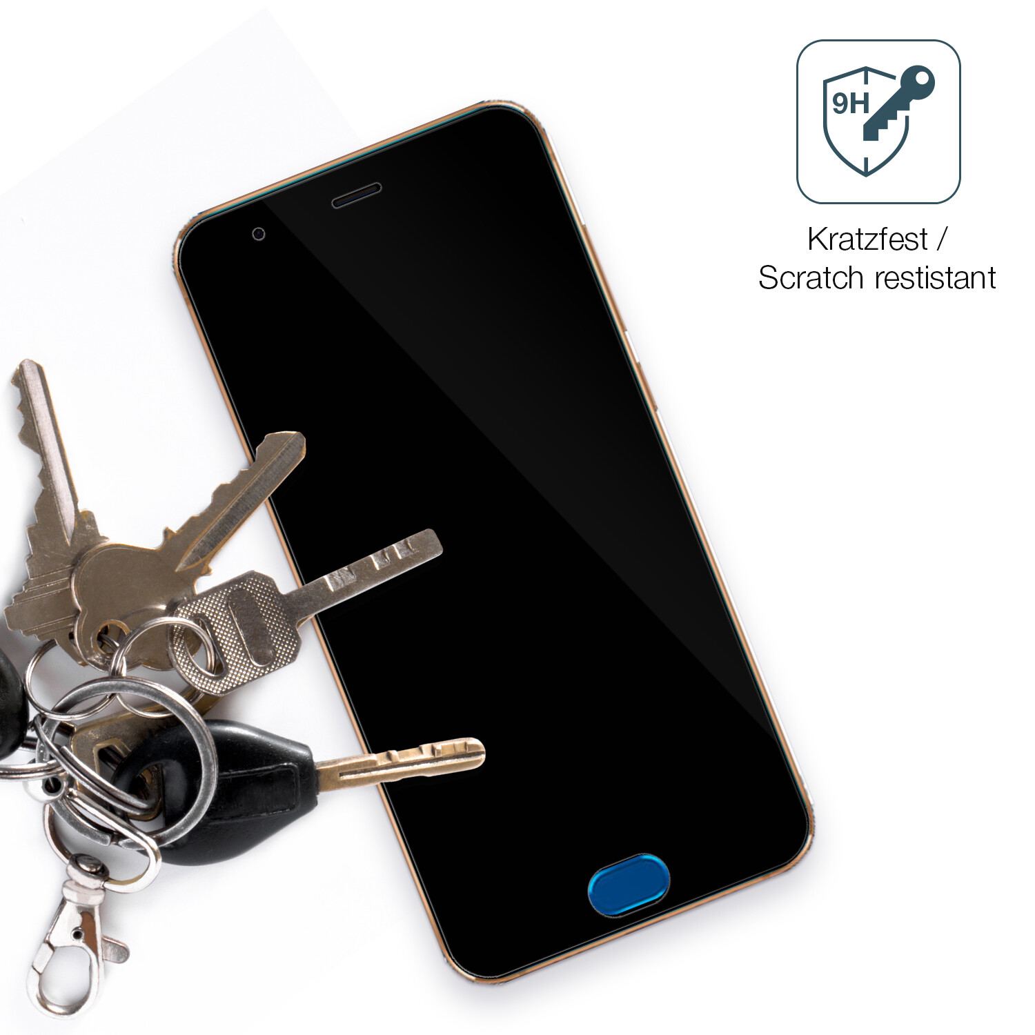 dipos Displayschutz für Xiaomi Mi Note 3, transparente Oberfläche, perfekte Passform auch für die Rundungen