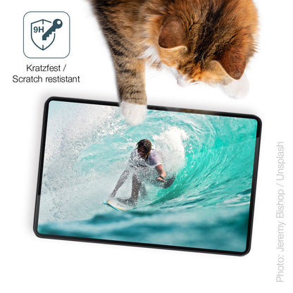 dipos Displayschutz für Xiaomi Pad 6, transparente Oberfläche, perfekte Passform auch für die Rundungen