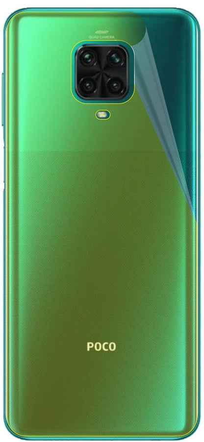 dipos Displayschutz für Xiaomi Poco M2 Pro Rückseite, transparente Oberfläche, geringe Dicke und perfekte Passform