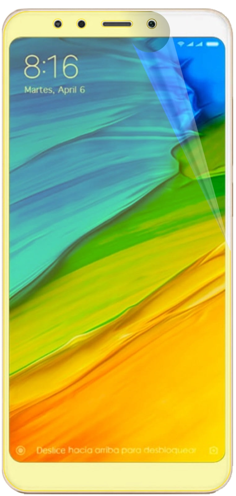 dipos Displayschutz für Xiaomi Redmi 5 Plus, transparente Oberfläche, geringe Dicke und perfekte Passform