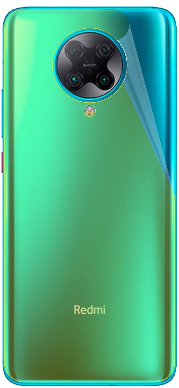 dipos Displayschutz für Xiaomi Redmi K30 Ultra Rückseite, transparente Oberfläche, geringe Dicke und perfekte Passform