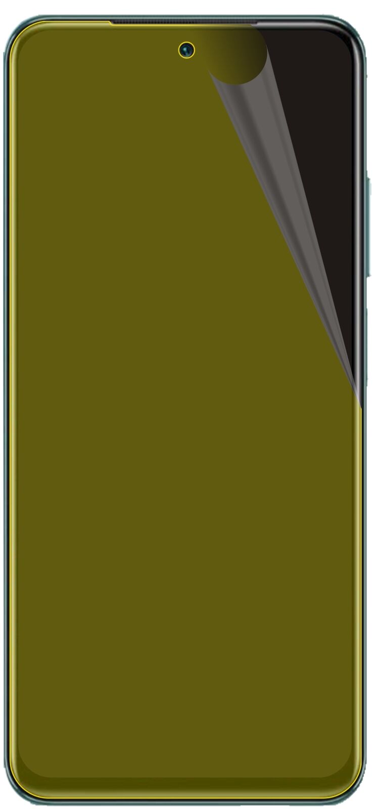 dipos Displayschutz für Xiaomi Redmi Note 10 5G, transparente Oberfläche, geringe Dicke und perfekte Passform