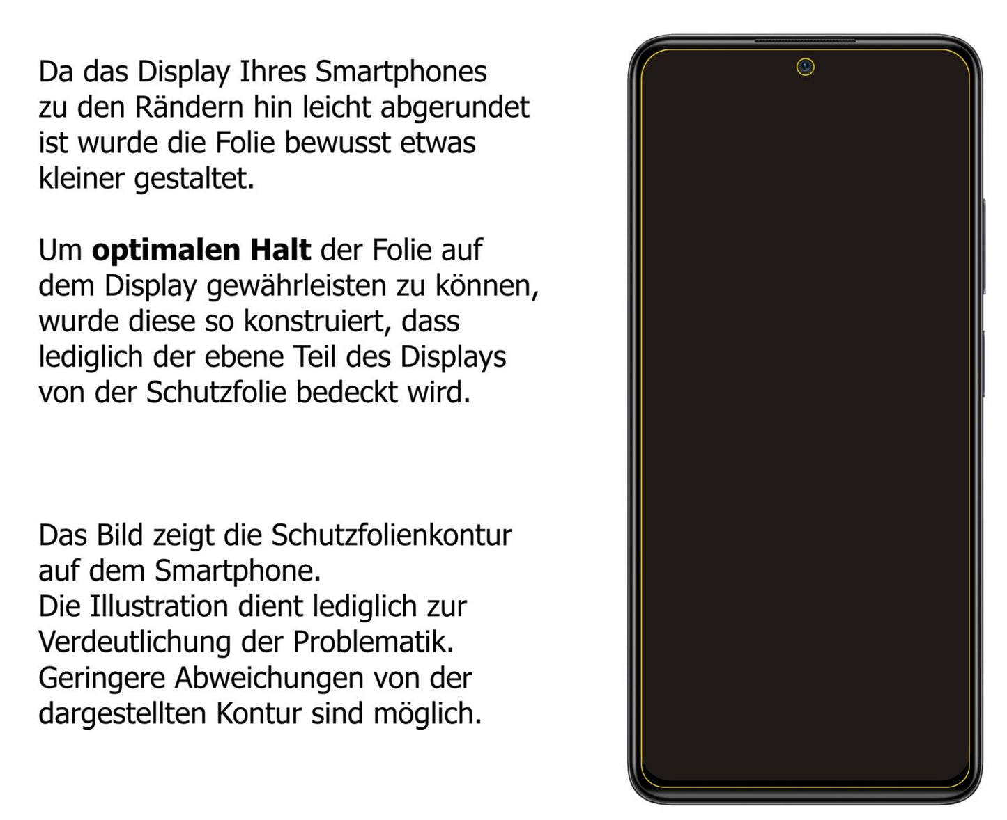dipos Displayschutz für Xiaomi Redmi Note 11 Pro, mattierte Oberfläche, robuste Festigkeit und perfekte Passform