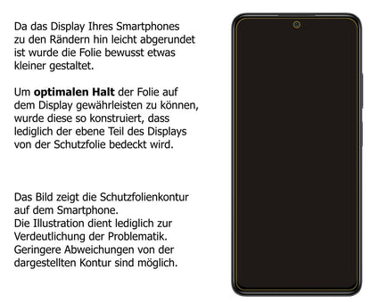 dipos Displayschutz für Xiaomi Redmi Note 11 Pro, mattierte Oberfläche, robuste Festigkeit und perfekte Passform