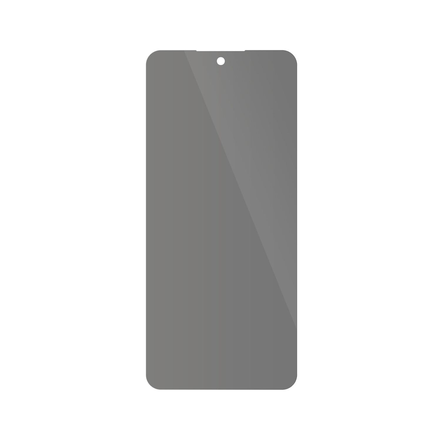 dipos Displayschutz für Xiaomi Redmi Note 12 5G, mit Blickschutzfilter und perfekter Passform auch für die Rundungen