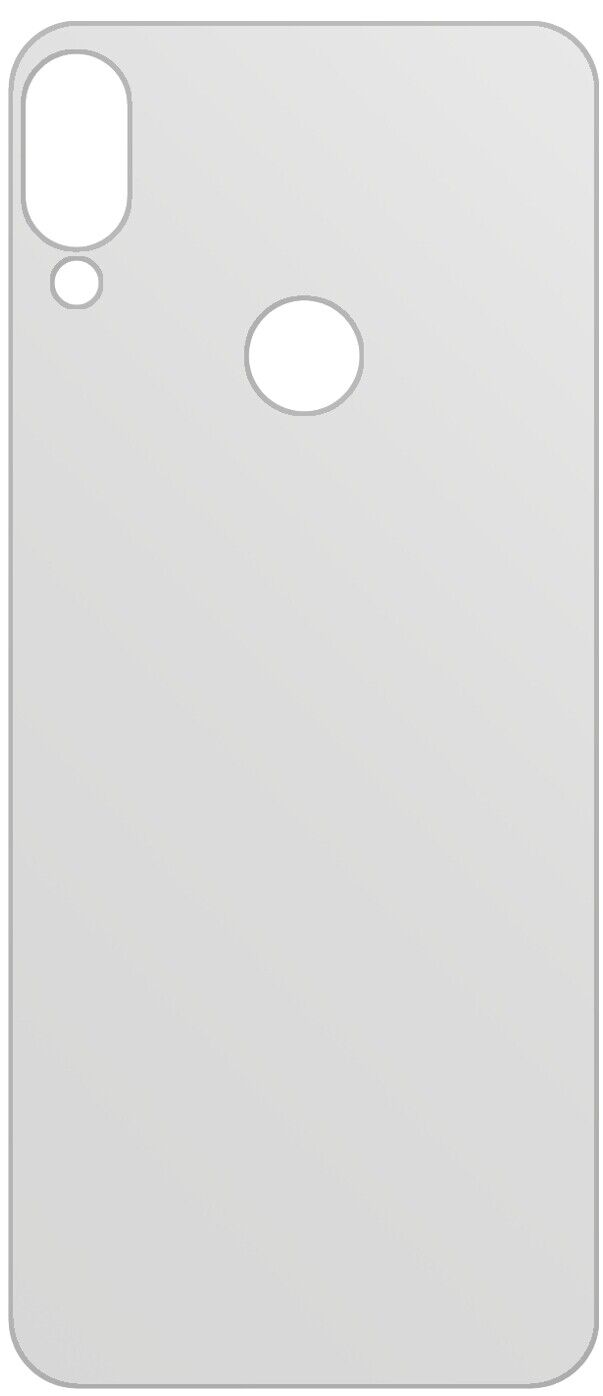 dipos Displayschutz für Xiaomi Redmi Note 7 Pro Rückseite, mattierte Oberfläche, geringe Dicke und perfekte Passform