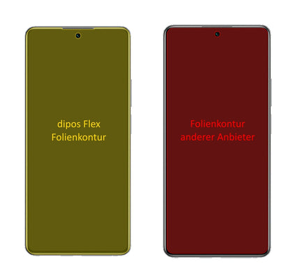 2x Screen Protector for Xiaomi 11T Pro Protective Film covers 100% dipos Flex