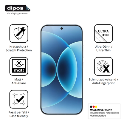 4x Schutzfolie matt für Xiaomi 17 Pro Display-Schutzfolie