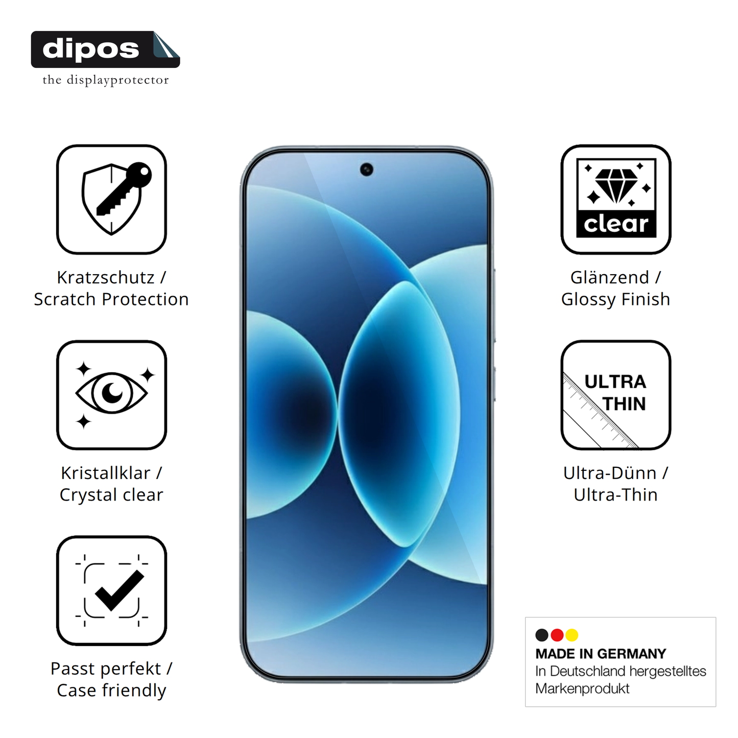 4x Schutzfolie klar für Xiaomi 17 Pro Display-Schutzfolie