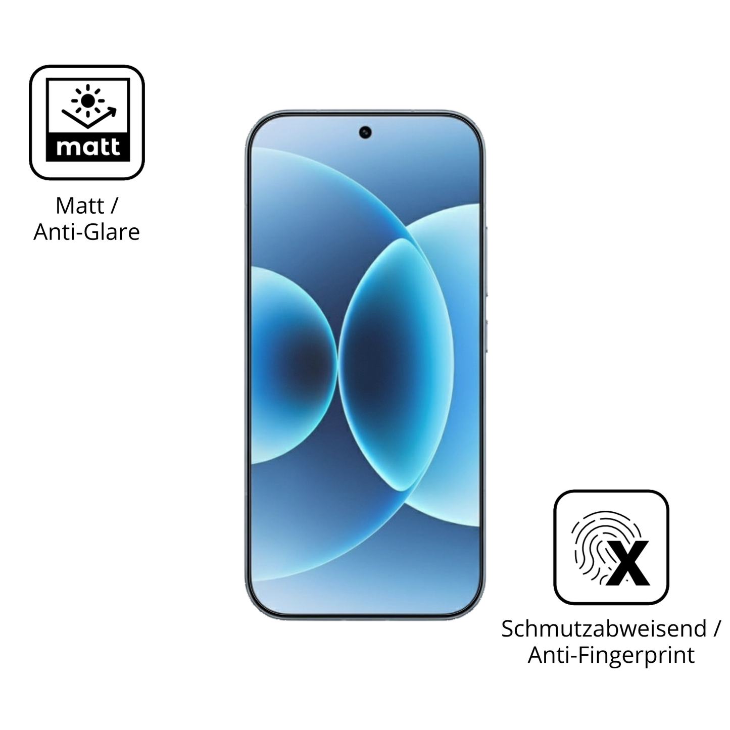 2x 9H Schutzfolie matt für Xiaomi 17 Pro Panzerfolie