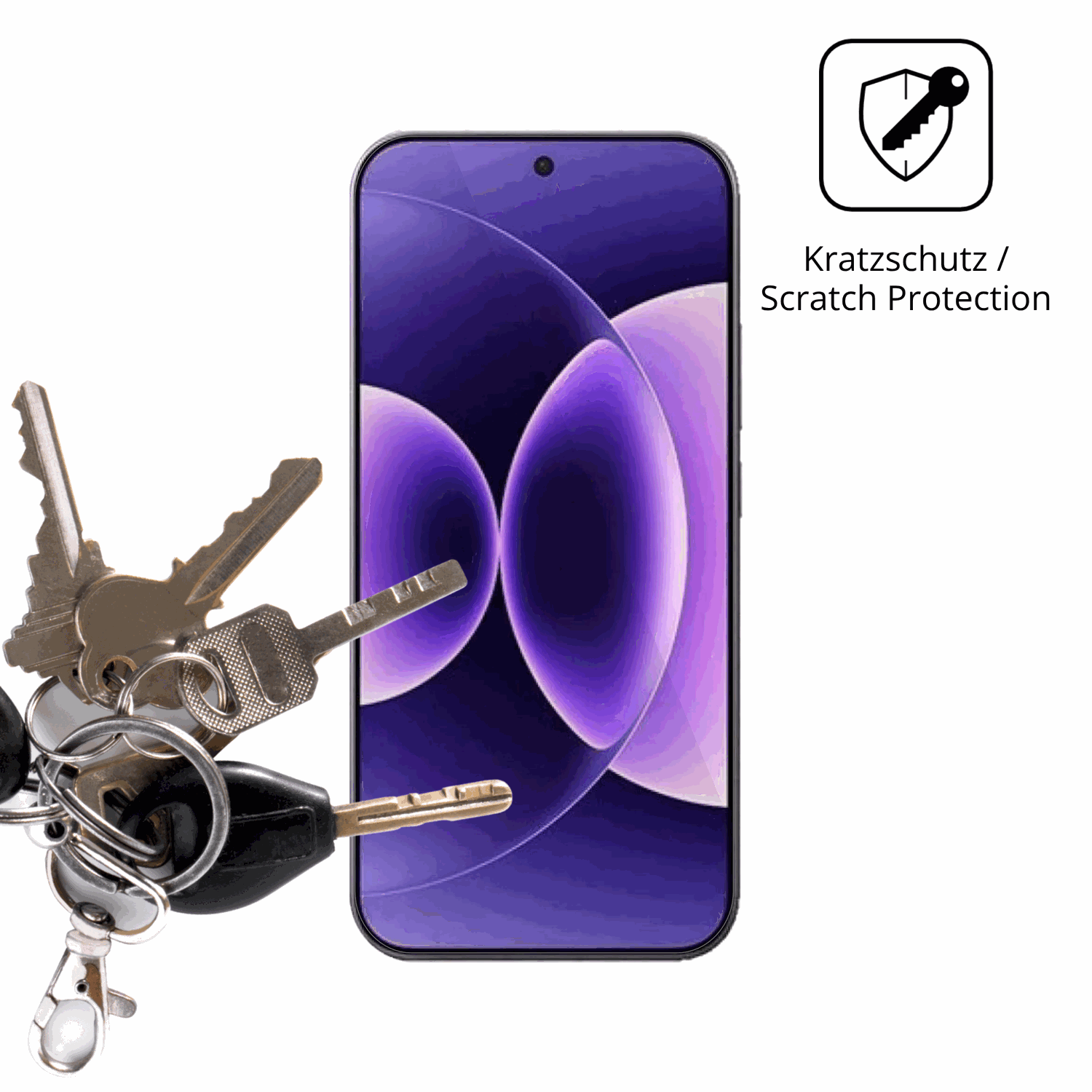 Schutz gegen Kratzer auf dem Xiaomi 17 Ultra Glas durch Schlüssel oder Ähnliches