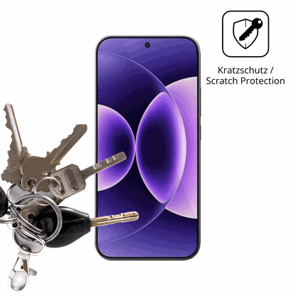 Schutz gegen Kratzer auf dem Xiaomi 17 Ultra Glas durch Schlüssel oder Ähnliches