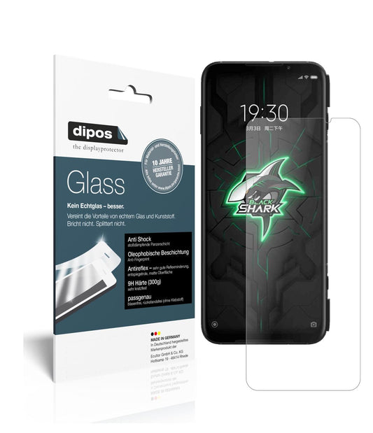 Matte Displayschutzfolie von dipos passend für Xiaomi Black Shark 3, 9H kratzfest und blasenfrei montiert