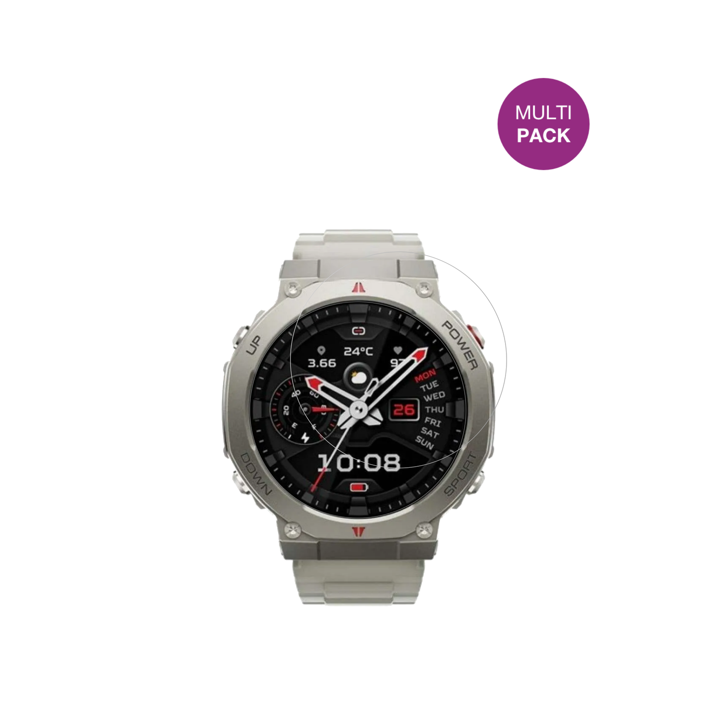 XiaomiBlack Shark GS3 Ultra mit aufgebrachter dipos Displayschutzfolie, glasklare Darstellung ohne Einschränkungen